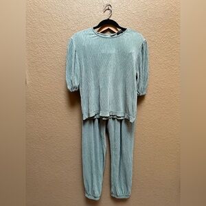 Marc New York Light Green Pants & Top Set